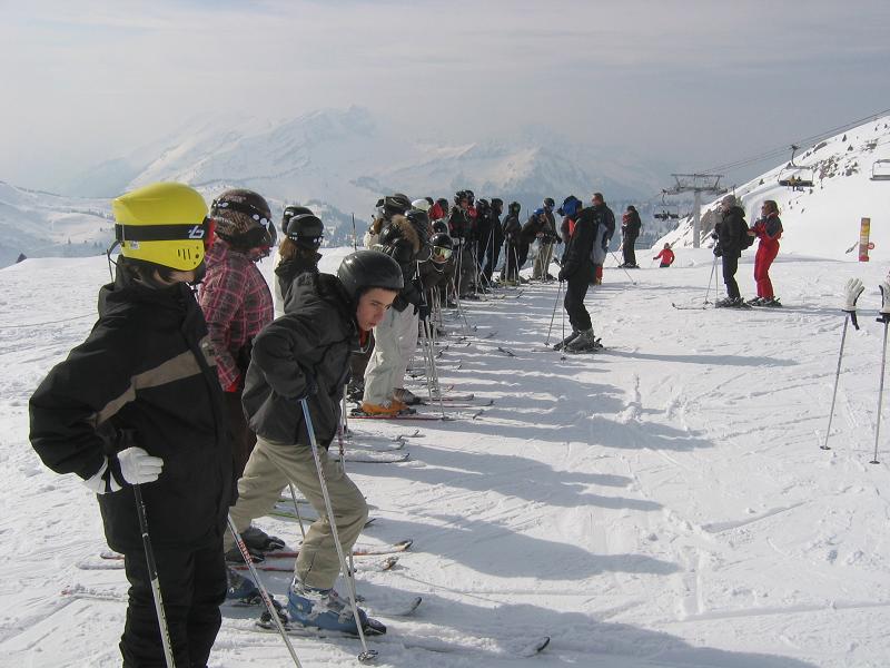 Sur les pistes